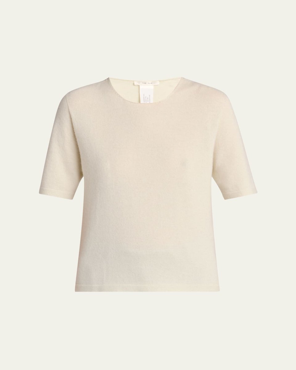 Ipar Short Sleeve Cashmere Top
